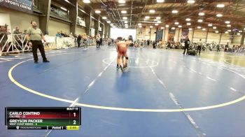 100 lbs Rd# 6- 9:00am Saturday Final Pool - Carlo Contino, Cali Red vs GREYSON PACKER, West Coast Riders