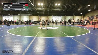 64 lbs Rr Rnd 2 - Grace Kerr, Roundtree Wrestling Academy vs Mia Kerr, Roundtree Wrestling Academy