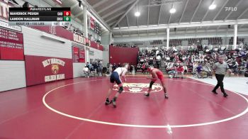 132 lbs Round Of 32 - Maverick Peugh, Cardinal Gibbons vs Landon Hallman, Strong Rock Christian
