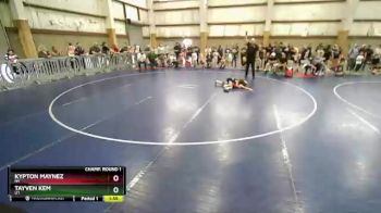 53 lbs Champ. Round 1 - Kypton Maynez, NV vs Tayven Kem, UT