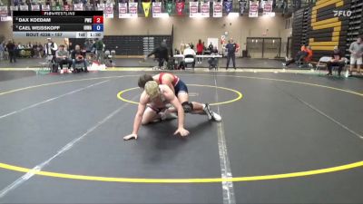 157 lbs Quarters - Cael Weisskopf, Iowa vs Dax Koedam, Powerhouse Wrestling Club