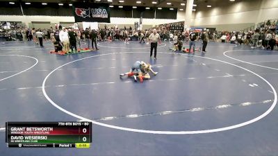 80 lbs Champ. Round 1 - David Wesierski, ISI Wrestling Club vs Grant Betsworth, Windsor Youth Wrestling