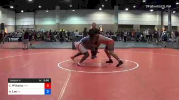 220 lbs Consolation - Xavier Williams, Virginia vs Allen Lee, Pin N Win Wrestling Club