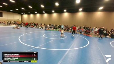 68-70 lbs Round 3 - Maddison Smith, Texas Wrestling Academy vs Leighla Cogar, Spartan Mat Club