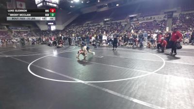 84 lbs Champ. Rd Of 16 - Luke Glennon, Billings Wrestling Club vs Brody McClain, Deer Creek Wrestling
