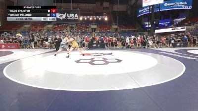 215 lbs Cons. Semis - Kade Splinter, WI vs Bruno Pallone, MT