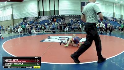 53 lbs Champ. Round 2 - Leyton Boyd, Contenders Wrestling Academy vs Garrett Precious, Michigan