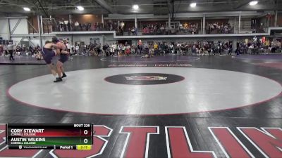 165 lbs Cons. Round 2 - Cory Stewart, Cornell College vs Austin Wilkins, Cornell College