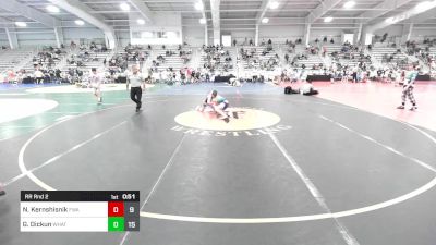 80 lbs Rr Rnd 2 - Nick Kernshisnik, Felix Wrestling Academy vs Gabe Dickun, What's Poppin?