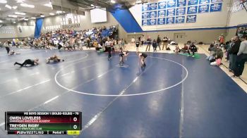 76 lbs Champ. Round 2 - Owen Loveless, Sanderson Wrestling Academy vs Treyden Rigby, Wasatch Wrestling Club