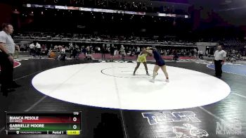 170 lbs Semifinal - Bianca Pesole, Elk Grove vs Gabrielle Moore, Gregori