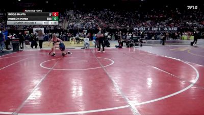 132 lbs Champ. Round 1 - Hudson Piper, Bend Senior vs Riggs Banta, South Fremont