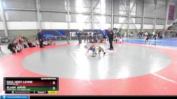 67 lbs Quarterfinal - Saul Heist-Levine, Bozeman WC vs Elijah Jarvis, Team Real Life Wrestling