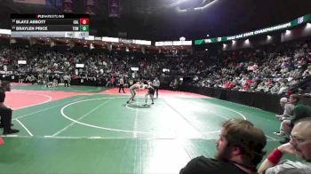 164 lbs Cons. Round 3 - Braylen Price, TCW3 vs Blayz Abbott, CAL3