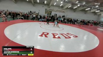 115 lbs Cons. Round 2 - Mya Vigil, La Junta vs Kayton Kneebone, Platte Valley