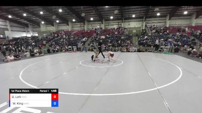 85 lbs 1st Place Match - Wallace King, Wasatch Wrestling Club vs Decker Lott, Morgan Wrestling Club