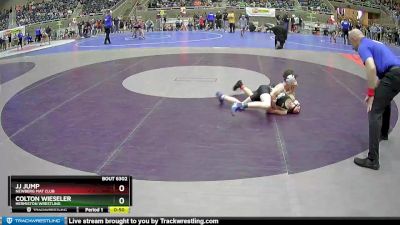 87 lbs Cons. Round 3 - Jj Jump, Newberg Mat Club vs Colton Wieseler, Hermiston Wrestling