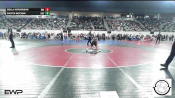 105 lbs Final - Bella Hutcheson, Wagoner vs Paityn McCann, Lady Outlaw Wrestling Academy