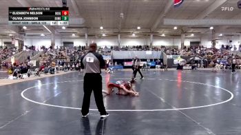 Girls 120 lbs Champ. Round 1 - Olivia Johnson, Summit High School vs Elizabeth Nelson, Rossview High School