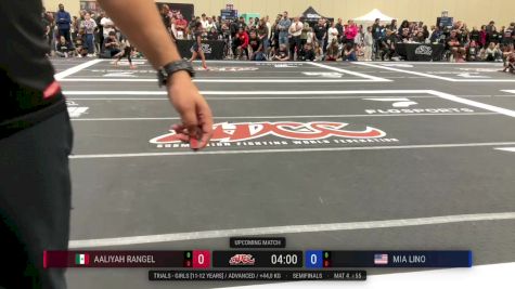Aaliyah Rangel vs Mia Lino 2025 ADCC Orlando Open/Youth Trials