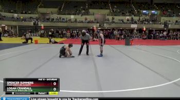 95 lbs Round 3 - Logan Crandall, Evansville Wrestling Club vs Spencer Summers, Moen Wrestling Academy