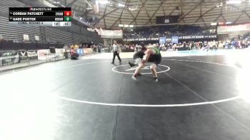 Boys 4A 215 lbs Cons. Round 4 - Gabe Porter, Woodinville vs Corban Patchett, Spanaway Lake