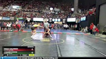 AA - 170 lbs Semifinal - Conner Kovick, Helena Capital vs Paolo Salminen, Billings Skyview