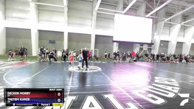 62 lbs Quarterfinal - Decker Morby, UT vs Taetem Kunze, OR