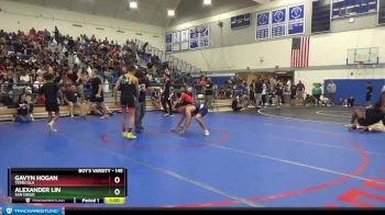145 lbs Cons. Round 2 - Alexander Lin, San Diego vs Gavyn Hogan, Temecula