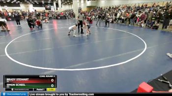 67 lbs Cons. Round 2 - Simon Scheel, MN vs Brady Stewart, WI