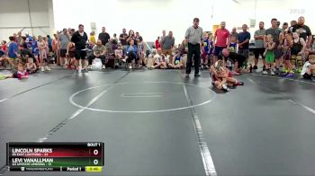 76 lbs Round 1 (4 Team) - Lincoln Sparks, PA East Lightning vs Levi VanAllman, U2 Upstate Uprising