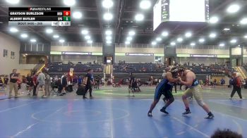 285 lbs Champ. Round 3 - Grayson Burleson, Montreat College vs ALBERT BUTLER, Shorter