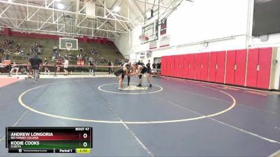 165 lbs Champ. Round 2 - Andrew Longoria, Rio Hondo College vs Kodie Cooks, Cuesta