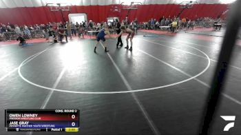 170 lbs Cons. Round 2 - Owen Lowney, Freedom Wrestling Club vs Jase Gray, Poynette Panther Youth Wrestling