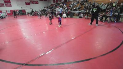 40-44 lbs Round 2 - Rocco Camarena, So Cal Hammers vs Camilo Tate, San Clemente Youth Wrestling