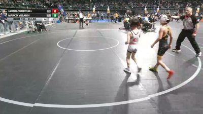 55 lbs Round Of 16 - Jaxon Churchill, Red Nose vs Marco Velardi, Ruthless