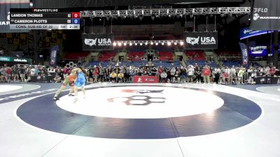 144 lbs Cons. Sub-rd Of 32 - Landon Thomas, AZ vs Cameron Plotts, OH