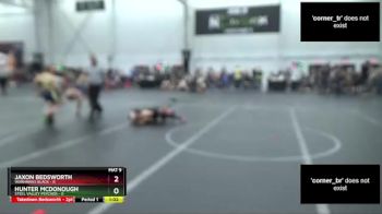 48 lbs Round 3 (6 Team) - Jaxon Bedsworth, Warhawks Black vs Hunter McDonough, Steel Valley Psychos