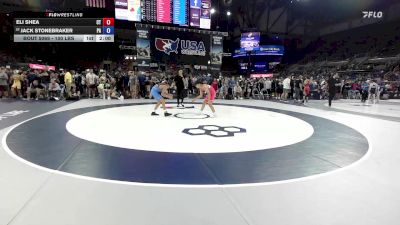 100 lbs Champ. Rd Of 128 - Eli Shea, CT vs Jack Stonebraker, PA