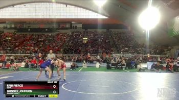 3A 145 lbs Quarterfinal - Gunner Johnson, Marsh Valley vs Fabi Pierce, Buhl