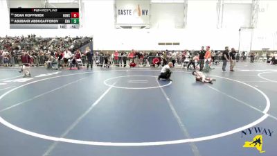 53 lbs Cons. Round 3 - Sean Hoffmier, Glen Grapplers Wrestling Club vs Abubakr Abdugafforov, Elite Wrestling Academy