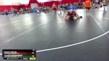 215 lbs Round 4 (6 Team) - Wyatt Wetzel, Weyauwega-Fremont vs Tucker Degenhardt, Iowa Grant/Highland