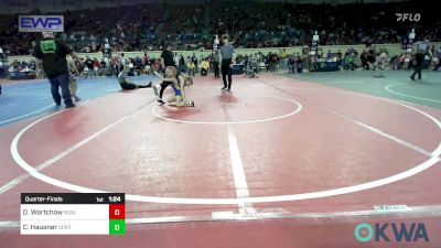 54 lbs Quarterfinal - Delanie Wartchow, Noble Takedown Club vs Camberleigh Hausner, Sperry Wrestling Club