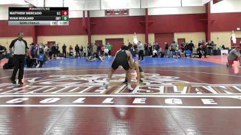 138 lbs Semifinal - Matthew Mercado, N.y.m.a vs Evan Boulard, Smithyâ??s Barn