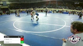 150 lbs 5th Place - Jacey Kuntz, Cypress Wrestling Club vs Jorie Kuntz, Cypress Wrestling Club