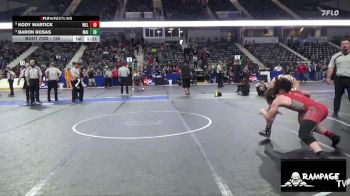 155 lbs 1st Place Match - Kody Wartick, Wellington vs Baron Rosas, Maize