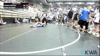 73 lbs Quarterfinal - Patrick Sanchez, Raw Wrestling Club vs Baker Schubert, Chandler Takedown Club
