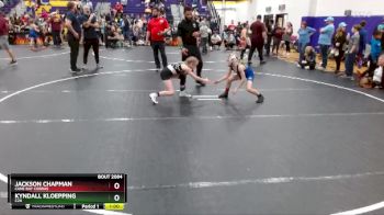 70 lbs Semifinal - Kyndall Kloepping, C2X vs Jackson Chapman, Cane Bay Cobras