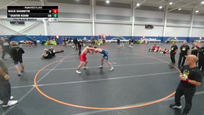 190 lbs 7th Place Match - Rock Shurette, Baylor vs Dustin Kohn, Unattached
