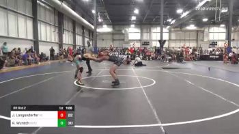 150 lbs Rr Rnd 2 - Jordan Langenderfer, Young Guns (IL) vs Ronan Wunsch, Team Gotcha